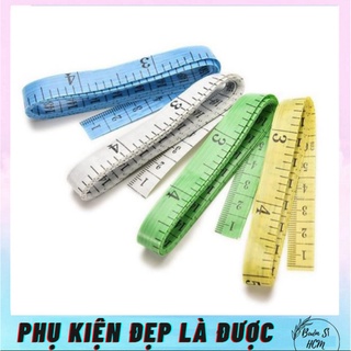 Thước dây đo 150cm ,dây do eo,quần áo, nhiều màu, thước dày dặn, số to và rõ ràng,thước dây mini do chính xác