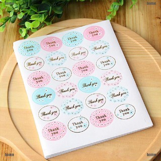 Set 24 Sticker Hình oval Dán Trang Trí