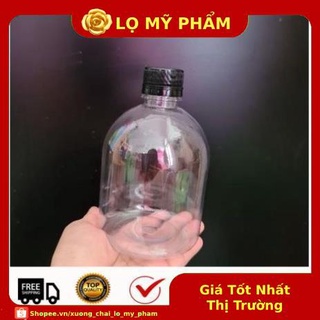 Chai nhựa đựng trà sữa, nước ép nhựa pet tròn nắp vặn , chai lọ đựng trà sữa , xuong chai lo