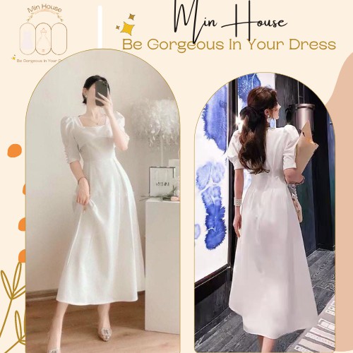 váy trắng nữ dáng dài dự tiệc thanh lịch-Freeship-Hàng chuẩn xinh loại 1-đầm nữ đẹp dự tiệc xinh,chụp ảnh cưới,kỷ yếu