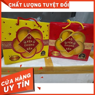 Túi giấy đựng 6 hũ yến 70ml (có khay và quai xách)