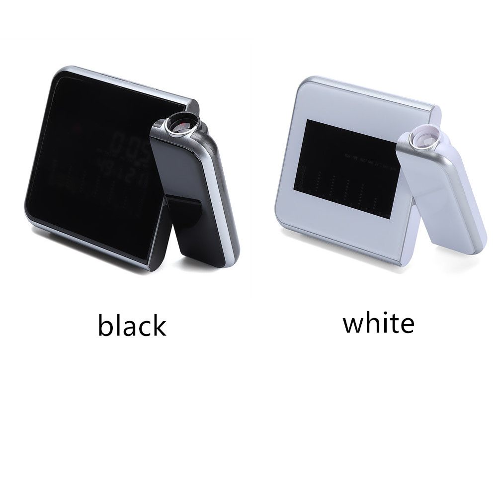 Đồng hồ báo thức chiếu đèn chiếu nhiều màu dùng trang trí phòng ngủ