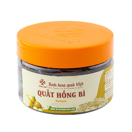 Ô Mai (Xí Muội) Quất Hồng Bì Hồng Lam - Vị Chua Ngọt Dẻo - Hộp (200g, 300g, 500g)