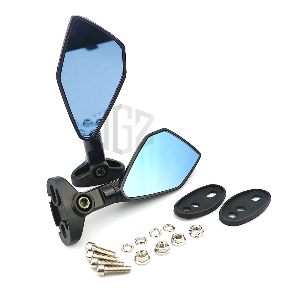 CNC Motorcycle Universal Windshield Rear View Mirror Rearview 5 color COD
