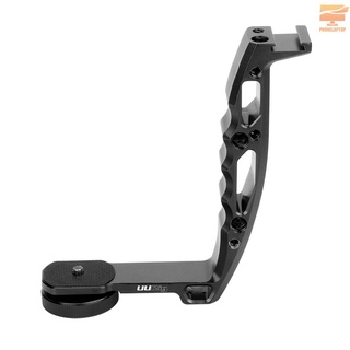 Lapt Aluminum Alloy Gimbal L Bracket Handle Grip Stabilizer Accessories 1/4 Inch Screw with Cold Shoe Mount for Mounting Monitor Mic LED Video Light for DJI Ronin-S Zhiyun Crane 2/3 Feiyu AK4000/ AK2000 Moza Air 2