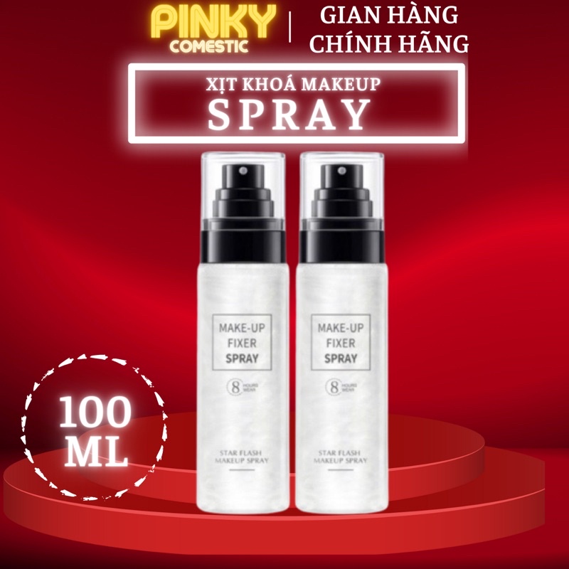 Xịt khóa giữ lớp trang điểm Makeup Fixer Spray 100ml - Khóa nền giữ trang điểm lâu trôi, dưỡng da
