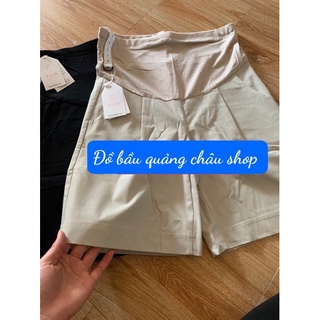 Quần short lửng cho bà bầu có tăng giảm bụng (sẵn hàng giao ngay)