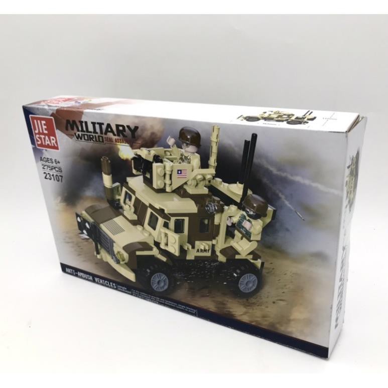 [Khai trương giảm giá] LEGO TECH_Lắp ráp mô hình xe tăng quân sự hiện đại - 275 miếng