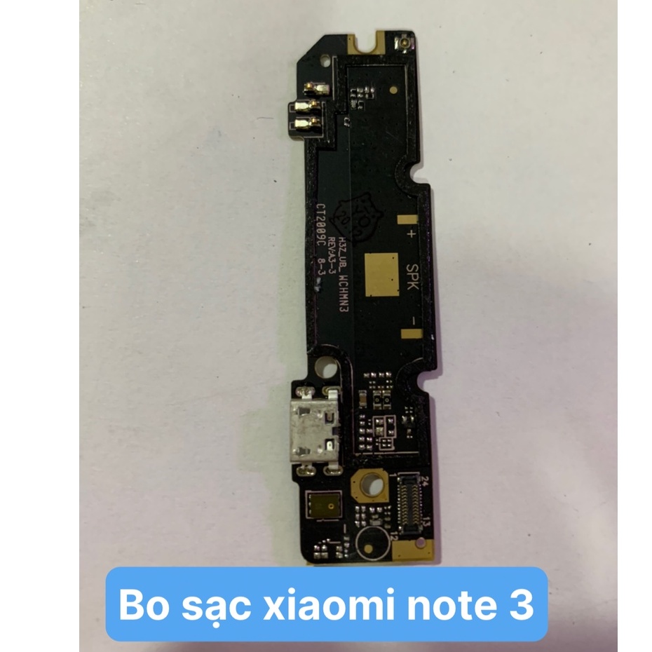 Cụm đuôi sạc, Bo sạc, Chân sạc, micro xiaomi redmi note 3 zin hãng