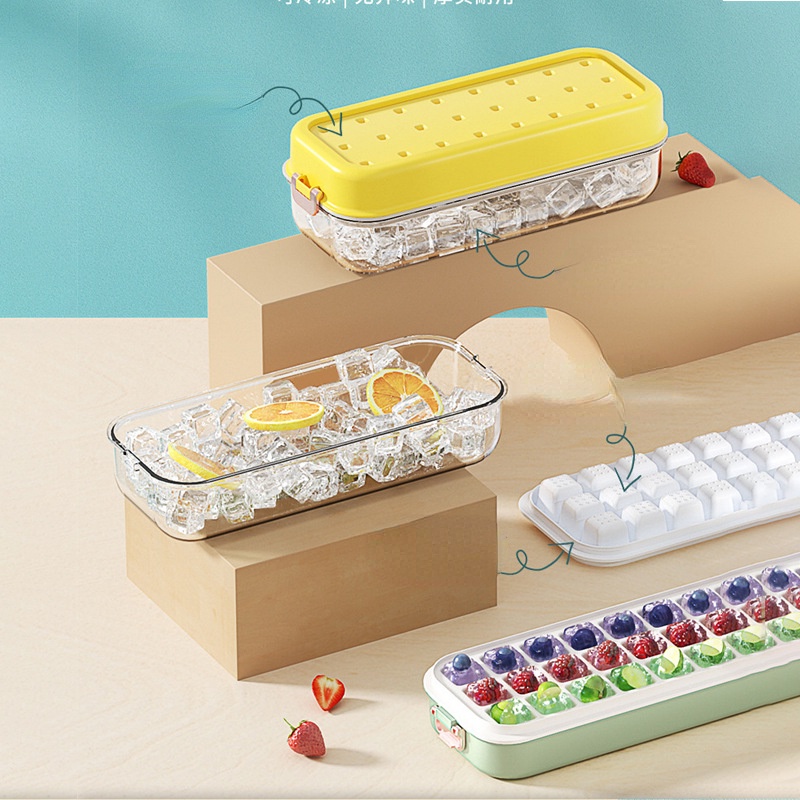 Khay Làm Đá Viên Chất Liệu Cấp Thực Phẩm Nhẹ Sang Trọng