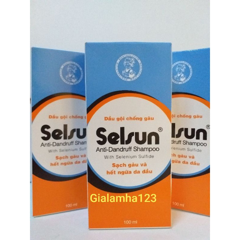 Dầu gội chống gàu và ngứa da đầu Selsun anti – dandruff shampoo 50ml - 100ml hàng chính hãng Selsun