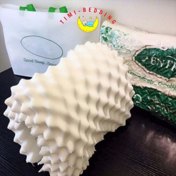 Gối cao su non ventry người lớn chống đau cổ, vai gáy hàng loại 1 kích thước 35x55cm  – Timibedding