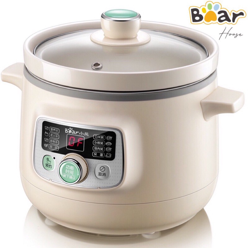 NỒI HẦM ĐA NĂNG BEAR 3L CHÍNH HÃNG D30E2