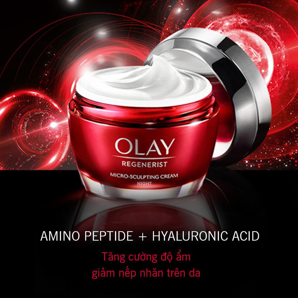 Kem dưỡng da ban đêm chống lại 7 dấu hiệu lão hóa Olay Total Effects 7 In One Anti Aging Night Cream 50g