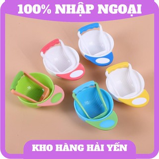 Bộ bát nghiền ăn dặm hàng Thái Lan cho bé trai bé gái