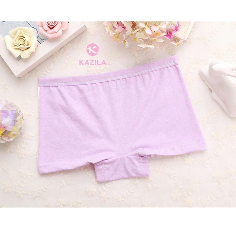 Quần chip đùi bé gái cotton tinh khiết hạng A, quần lót bé gái công chúa Kazila QDG1