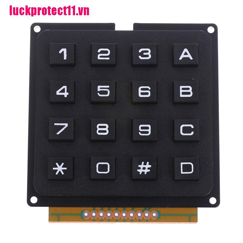 {CCC} 1Pc 4x4 Matrix Keyboard Keypad Module Use Key PIC AVR Stamp Sml 4*4 Plastic Keys