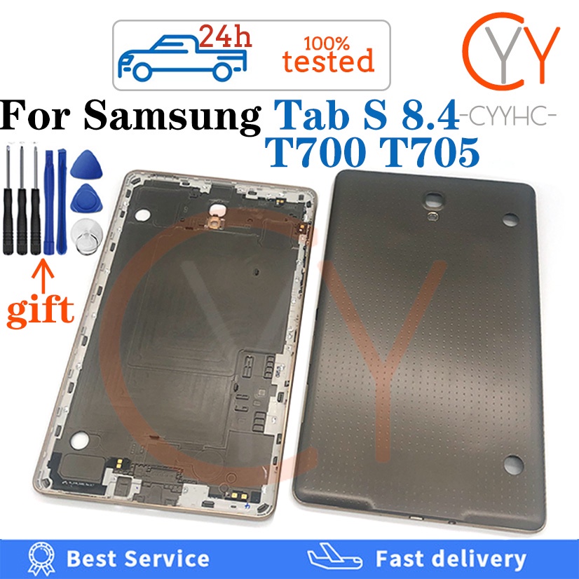 Ốp Máy Tính Bảng Có Khung Bảo Vệ Ống Kính Máy Ảnh Cho Samsung Galaxy Tab S 8.4 T705 T700 SM-T700 SM-T705