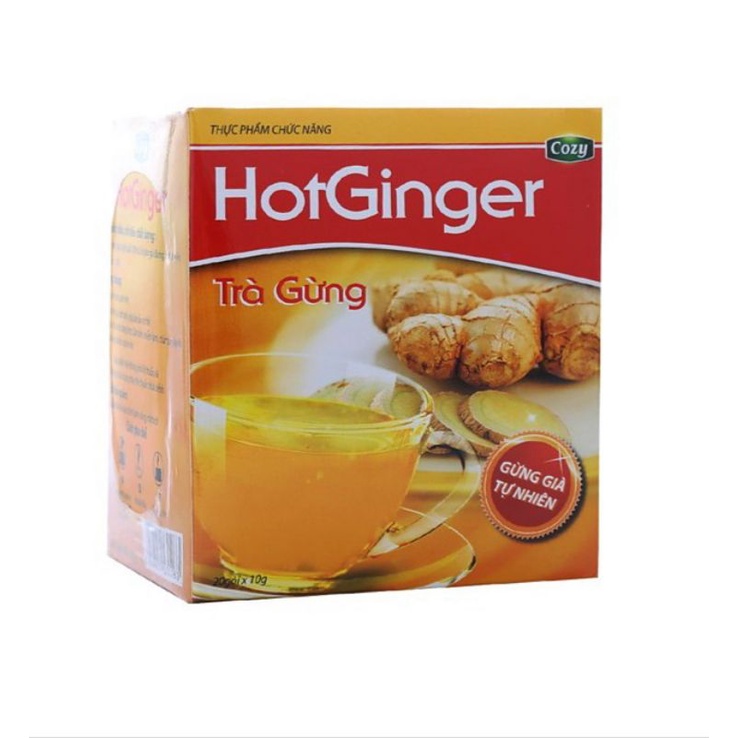 trà gừng hoà tan cozy hotginger 200g