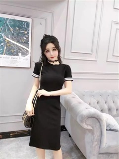 ĐẦM BODY PHỐI VIỀN THUN GÂN