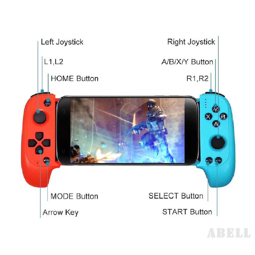 Tay Cầm Chơi Game Bluetooth Không Dây Saitake 7007f Cho Samsung Xiaomi Android Huawei Phone Pc