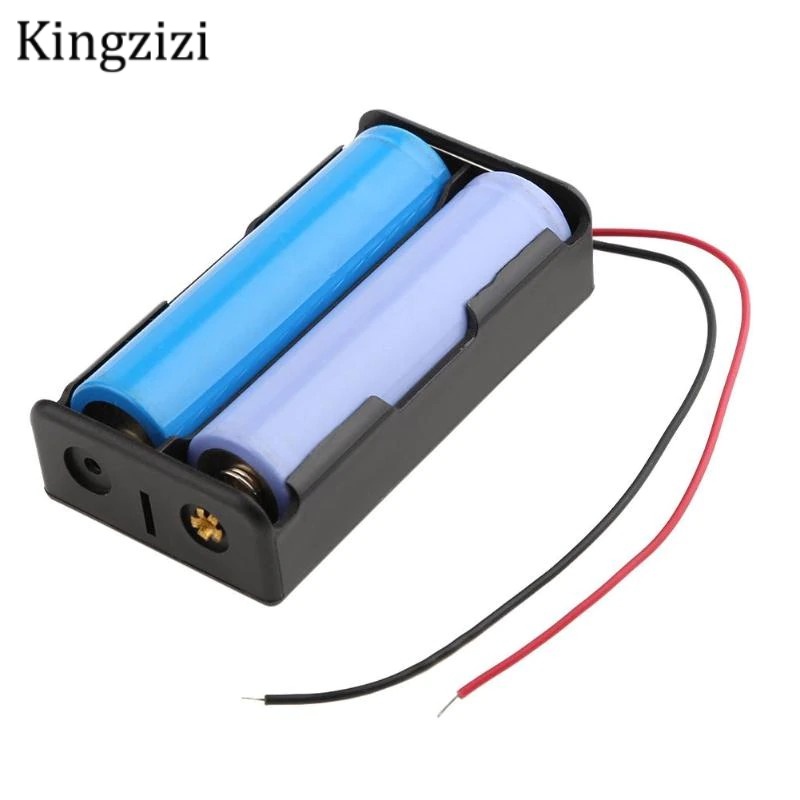 Hộp Nhựa Đựng Pin Thiết Kế 2 Ngăn 18650