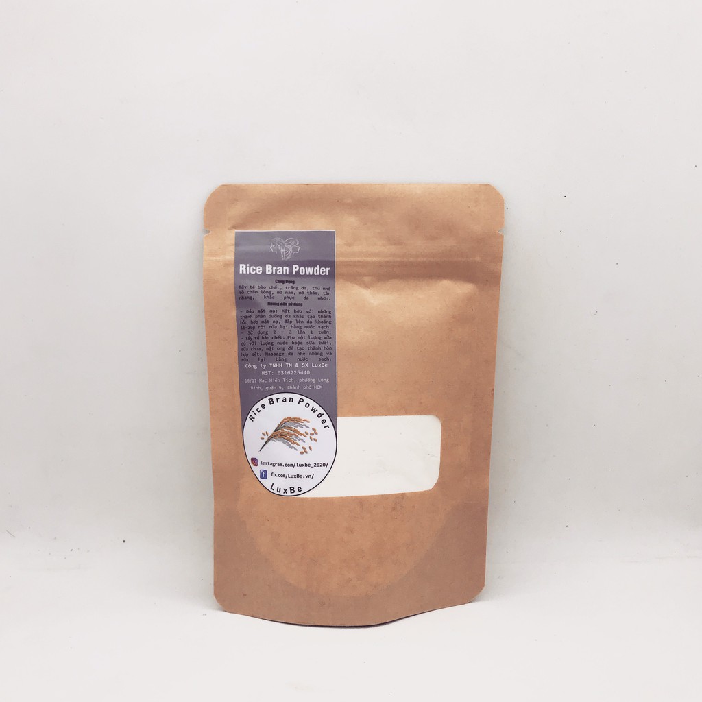 Bột Cám Gạo LuxBe  - Rice Bran Powder 🌾