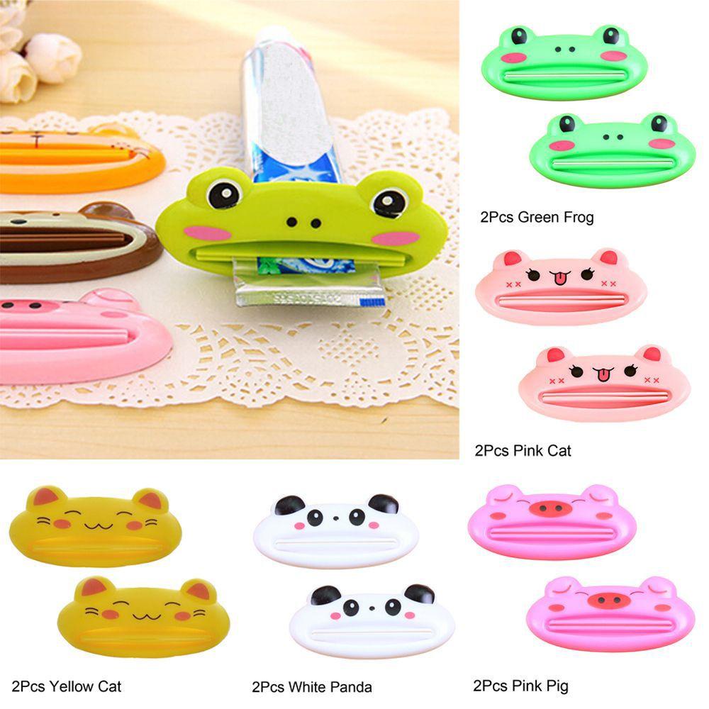 WATTLE Set 2 Dụng Cụ Nặn Kem Đánh Răng Đa Năng Họa Tiết Hoạt Hình Dễ
