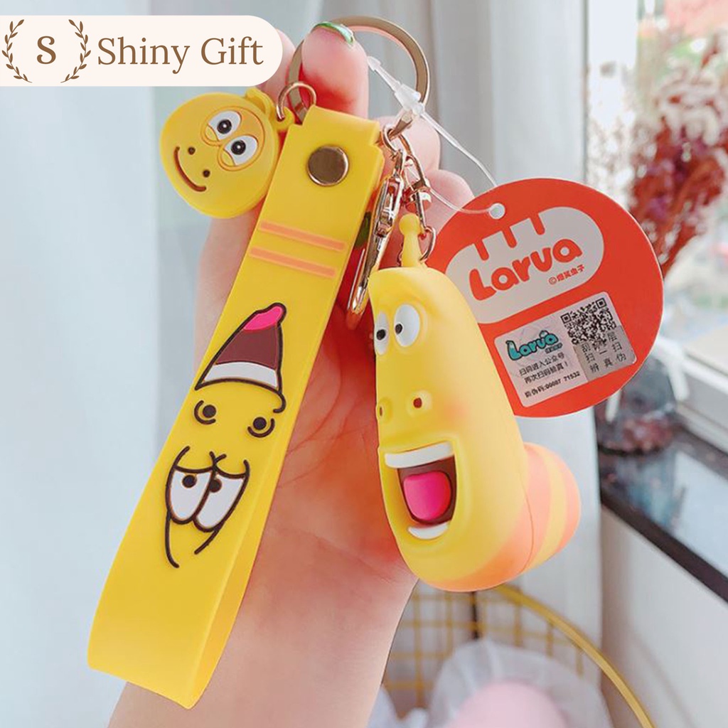 Móc khóa ấu trùng tinh nghịch Larva