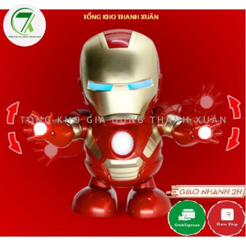 Iron Man Hero Đồ chơi Robot nhảy múa theo nhạc cực kỳ vui nhộn cho các bé