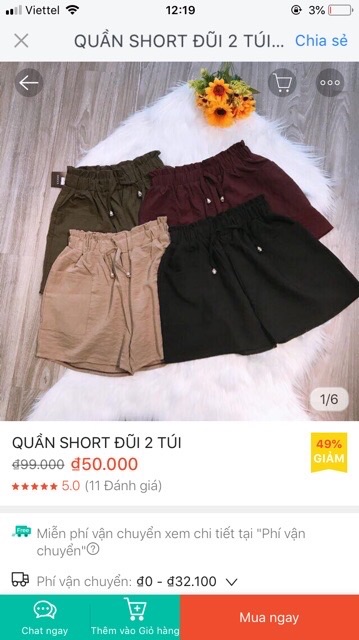 Quần sóc đũi
