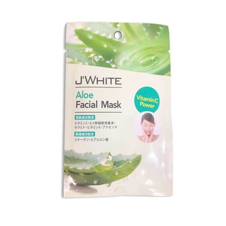 Miếng đắp mặt nạ tinh chất lô hội, thảo mộc, mầm gạo J'White 25g Hàng Nhật