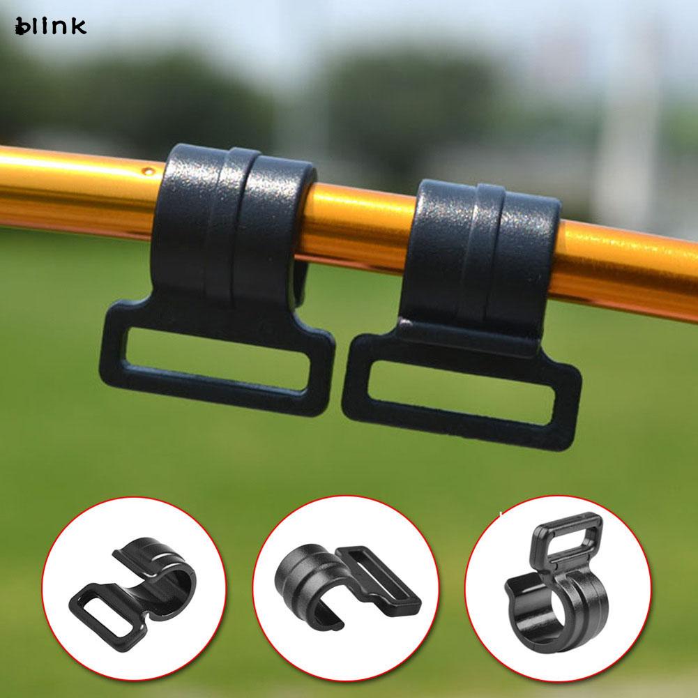 Set 10 móc treo nhựa hình chữ C chuyên dụng cho dựng lều tiện dụng
