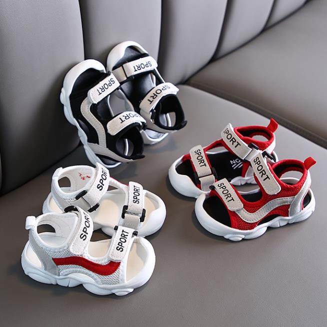 Sandal bé trai dép quai hậu mũi cao chống trơn chống vấp cho bé từ 0 - 4 tuổi