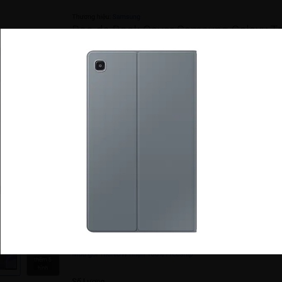 Bao da Book Cover Samsung Galaxy Tab A7 Lite  - Hàng Chính Hãng