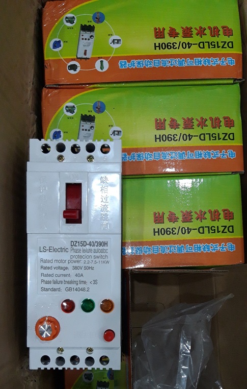 Bảo vệ chống mất pha cho động cơ máy bơm 3 pha 380V 40A 100A LS-Electric có núm điều chỉnh công suất-CHÍNH HÃNG