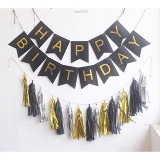 Dây Cờ Trang Trí Happy Birthday
