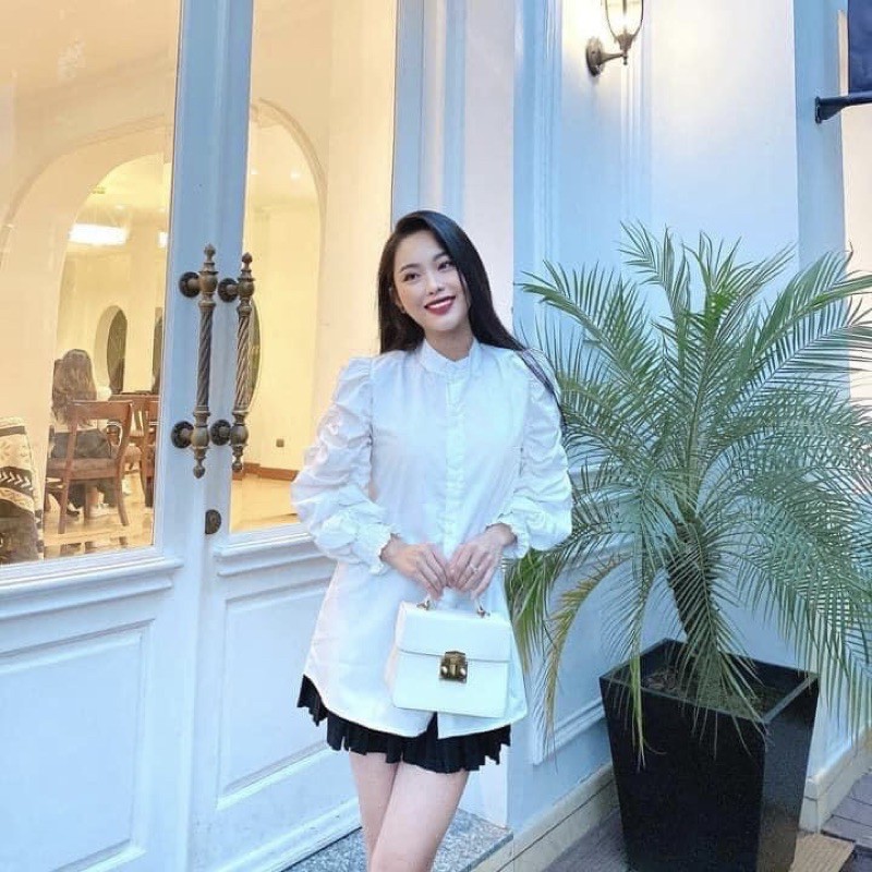 SƠ MI TRẮNG CHUN TAY