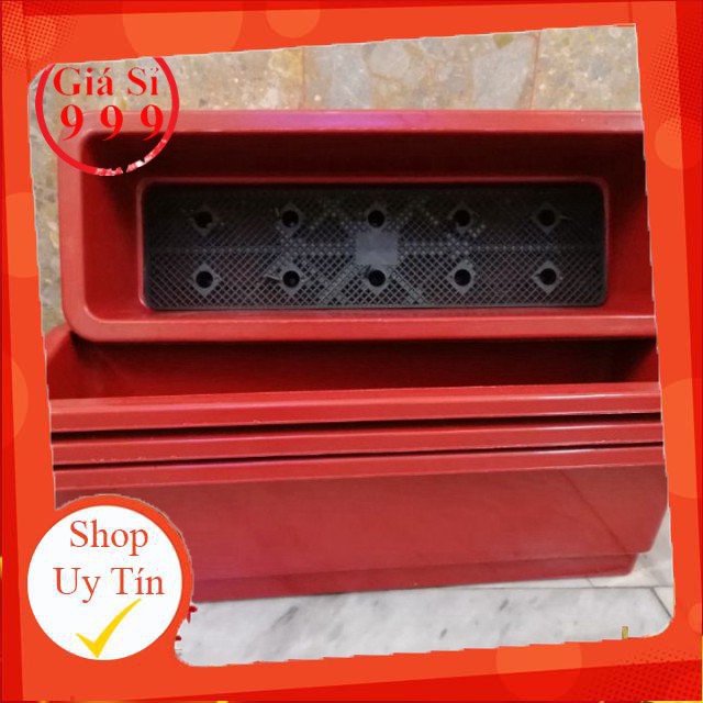 Bán Chậu nhựa thông minh trồng rau, trồng hoa, hình chữ nhật 48x20x16cm công ty và chính hãng