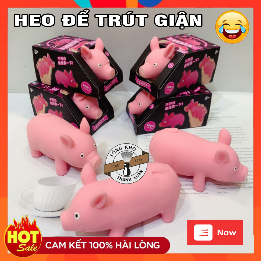 Đồ Chơi Con Heo Xả Stress Siêu Hót - Heo Dẻo Bóp Mềm Chất Liệu Tpr Co Dãn Đàn Hồi Ngộ Nghĩnh Giải Tỏa Căng Thẳng