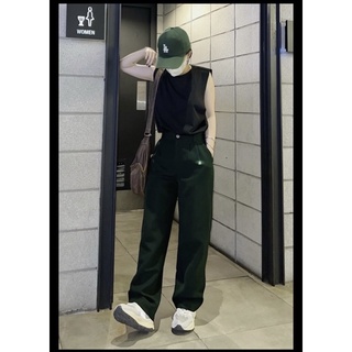 Quần suông/short mel màu xanh trendy nhalem