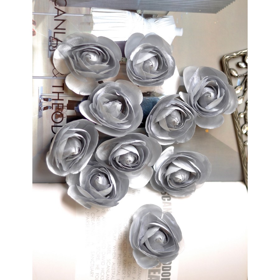 Hoa cài áo đồng phục- đám cưới AE0047BW04-10 cái.