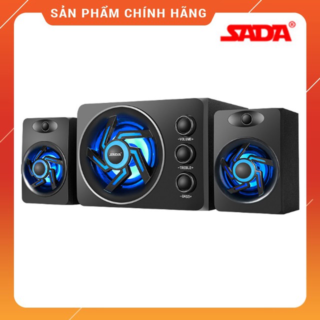 Loa Vi Tính Bluetooth Gaming SADA D-209 Bass Siêu Trầm Phiên bản nâng cấp của SADA 2GOOD