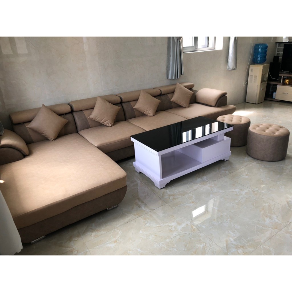 Bàn ghế sofa da phòng khách cao cấp