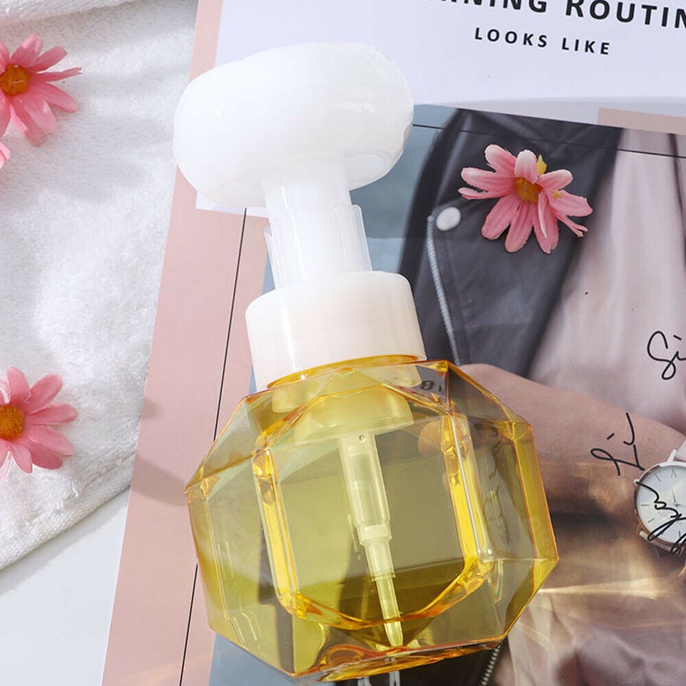 Chai nhựa đựng xà phòng dạng lỏng trong suốt 300ml MIHAN1