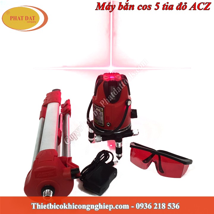 Máy soi cân mực thăng bằng laser 5 tia đỏ ACZ