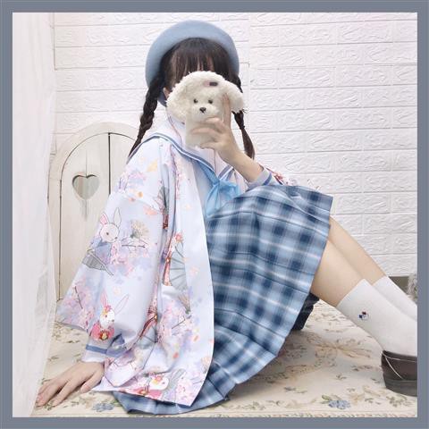 Bộ Đồ Cách Tân Họa Tiết Hoa Anh Đào Xinh Xắn | BigBuy360 - bigbuy360.vn