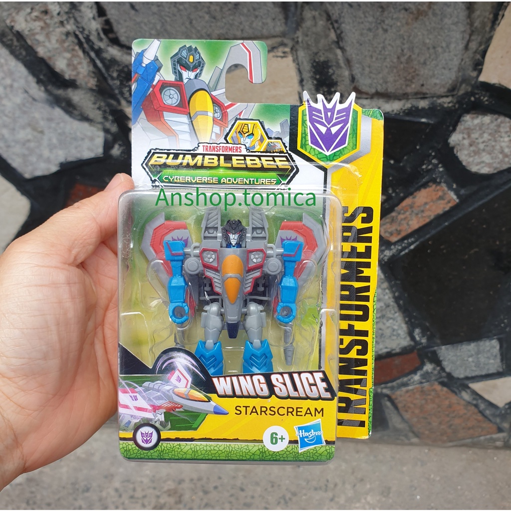 Robot biến hình thành máy bay nhiều bước Transformers Wing Slice Starscream Hasbro