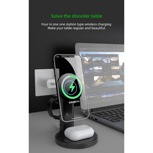 ĐẾ SẠC THÔNG MINH SẠC ĐA NĂNG 3 TRONG 1