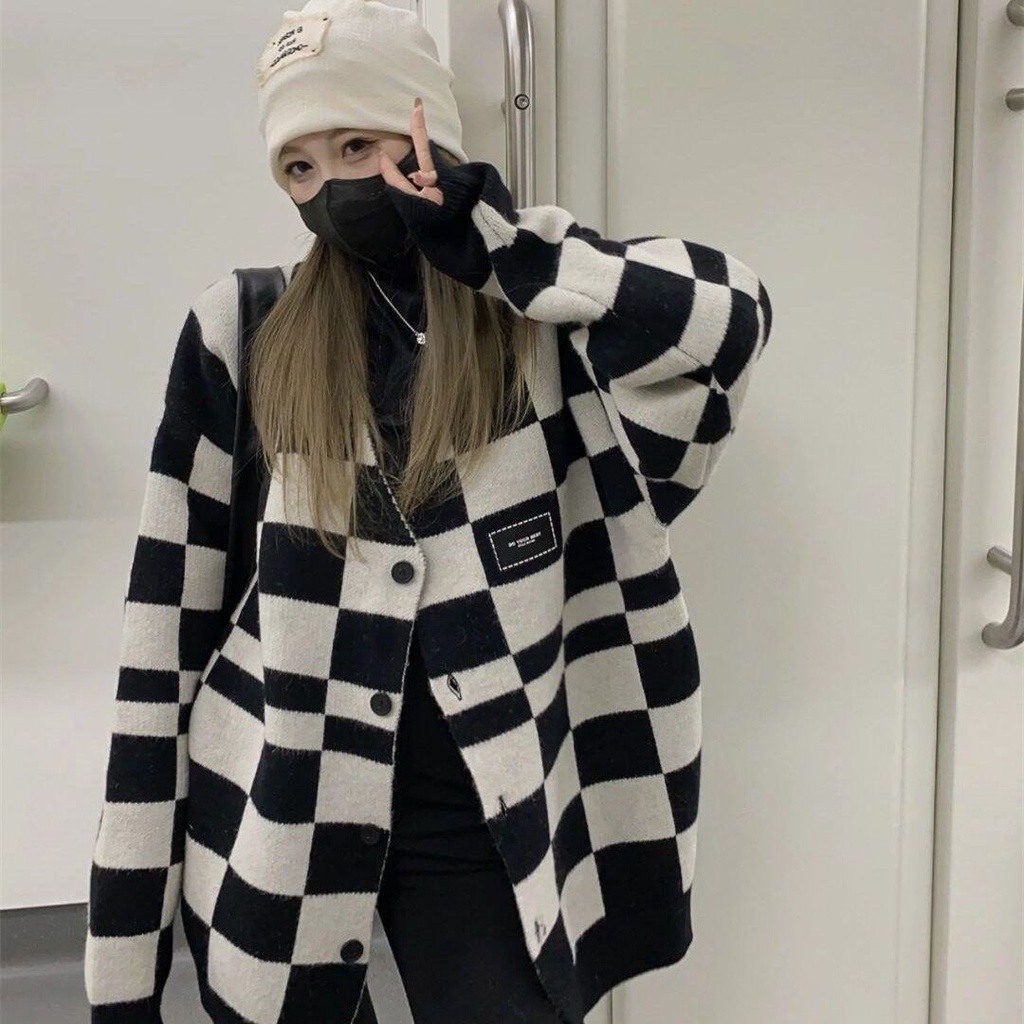 Áo Sweater Dệt Kim Mỏng Dáng Rộng Thiết Kế Mới Trẻ Trung Cho Nữ